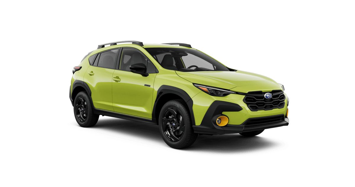 2026 Subaru Crosstrek Sport Hybrid Shown in Citron Yellow Pearl
