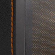 Gray Leather w/orange stitch