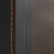Gray Leather w/orange stitch
