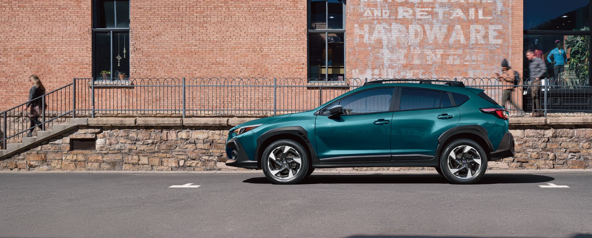 Left-facing 2027 Subaru Crosstrek Compact SUV.