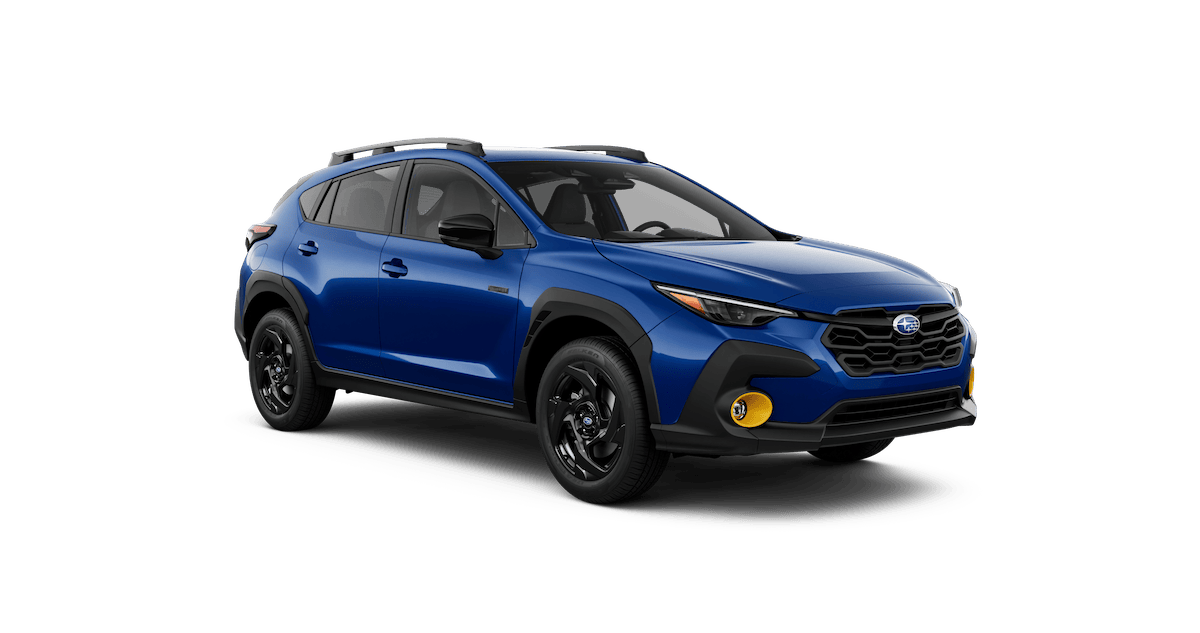 2026 Subaru Crosstrek Sport Hybrid Shown in Sapphire Blue Pearl