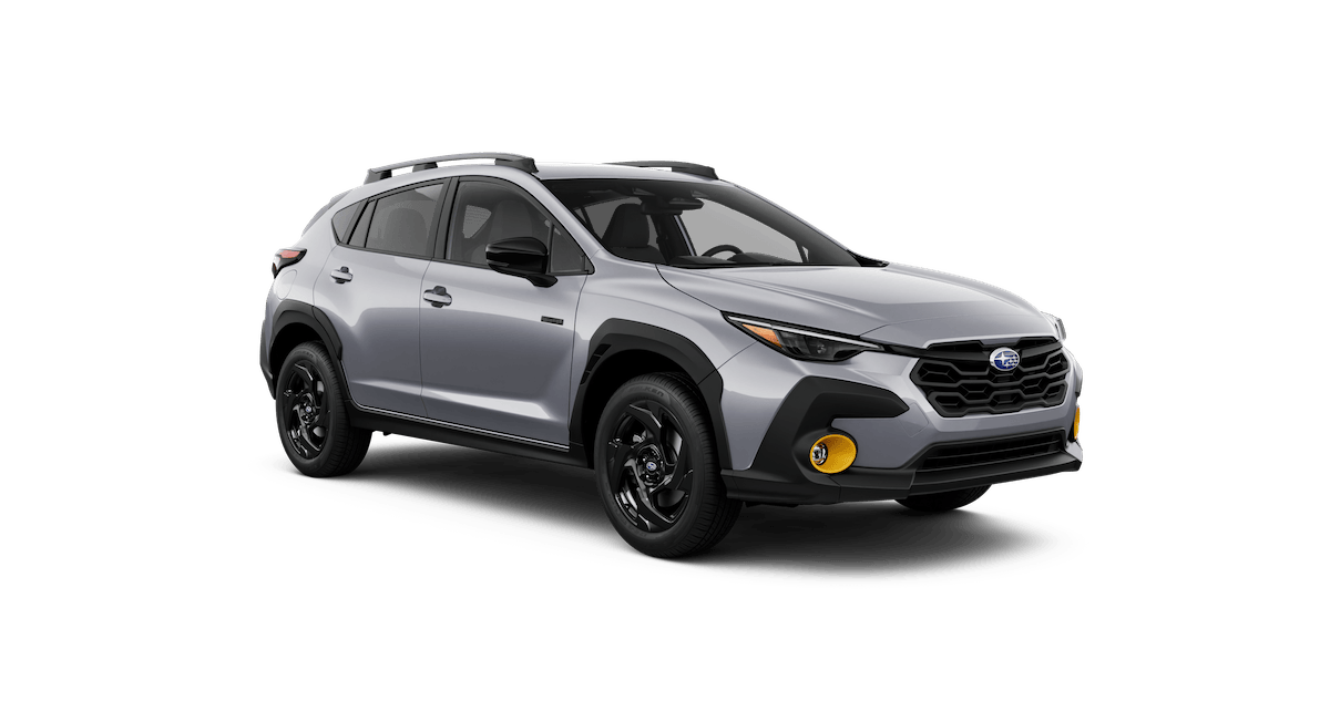 2026 Subaru Crosstrek Sport Hybrid Shown in Ice Silver Metallic