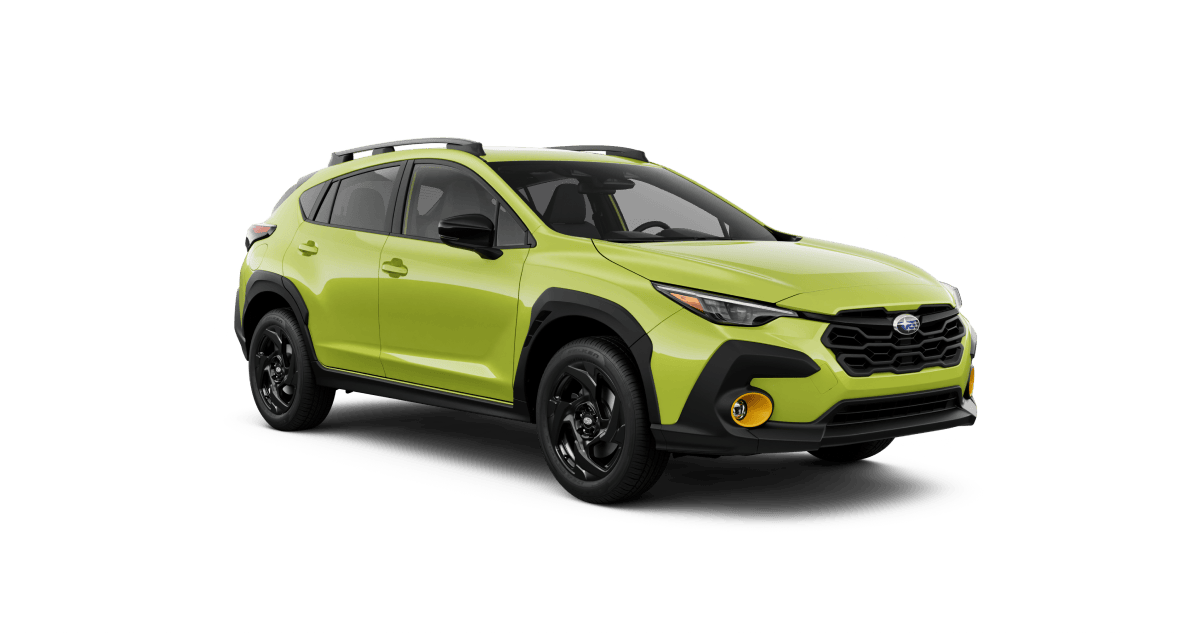 2027 Subaru Crosstrek Sport Hybrid Shown in Citron Yellow Pearl