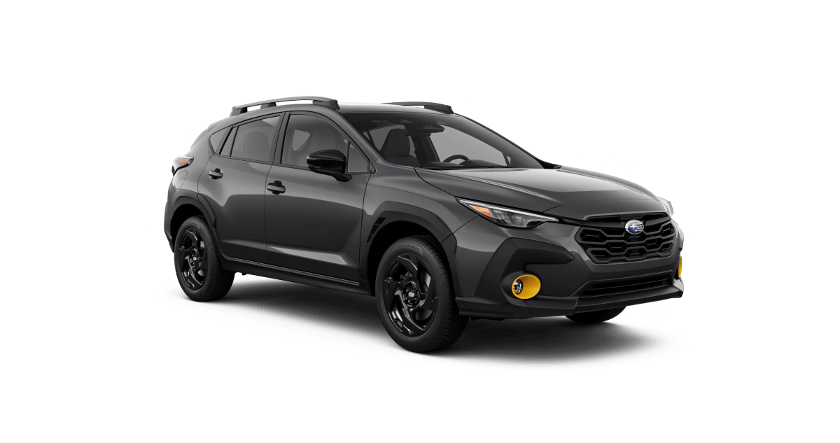 2027 Subaru Crosstrek Sport Hybrid Shown in Magnetite Gray Metallic
