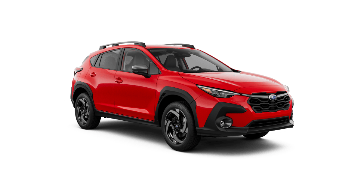 2027 Subaru Crosstrek Limited Hybrid Shown in Ignition Red