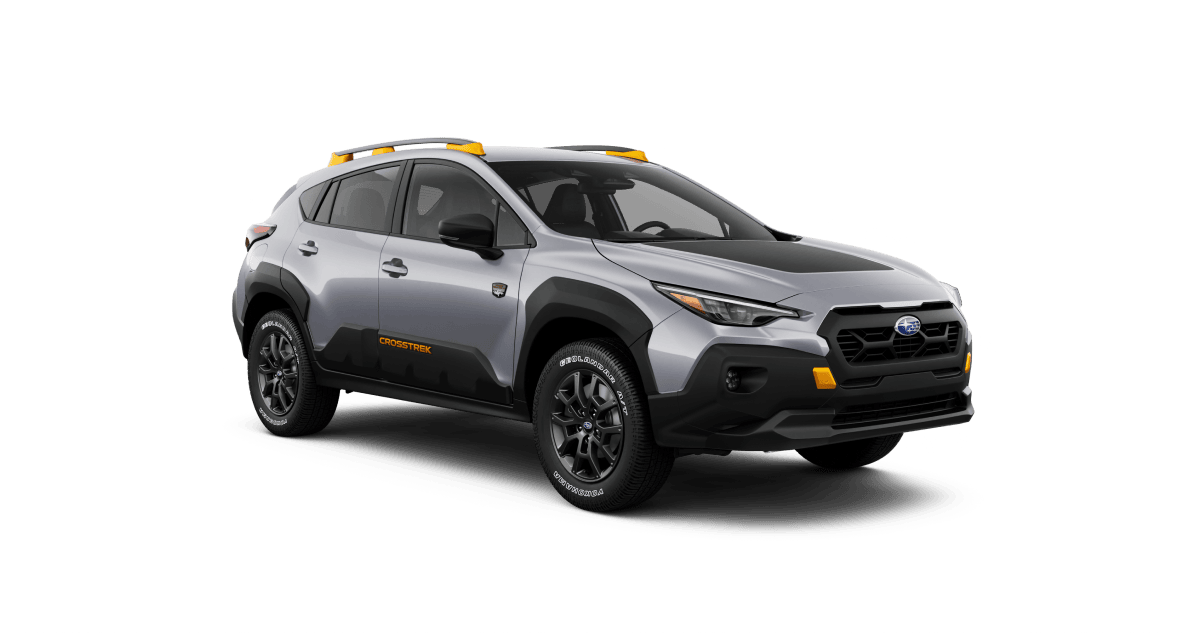 2027 Subaru Crosstrek Wilderness Shown in Ice Silver Metallic