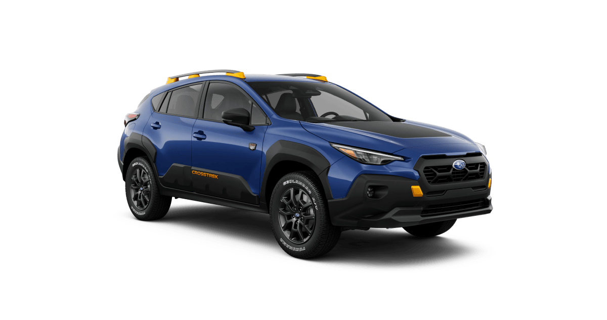 2027 Subaru Crosstrek Wilderness Shown in Daybreak Blue Pearl