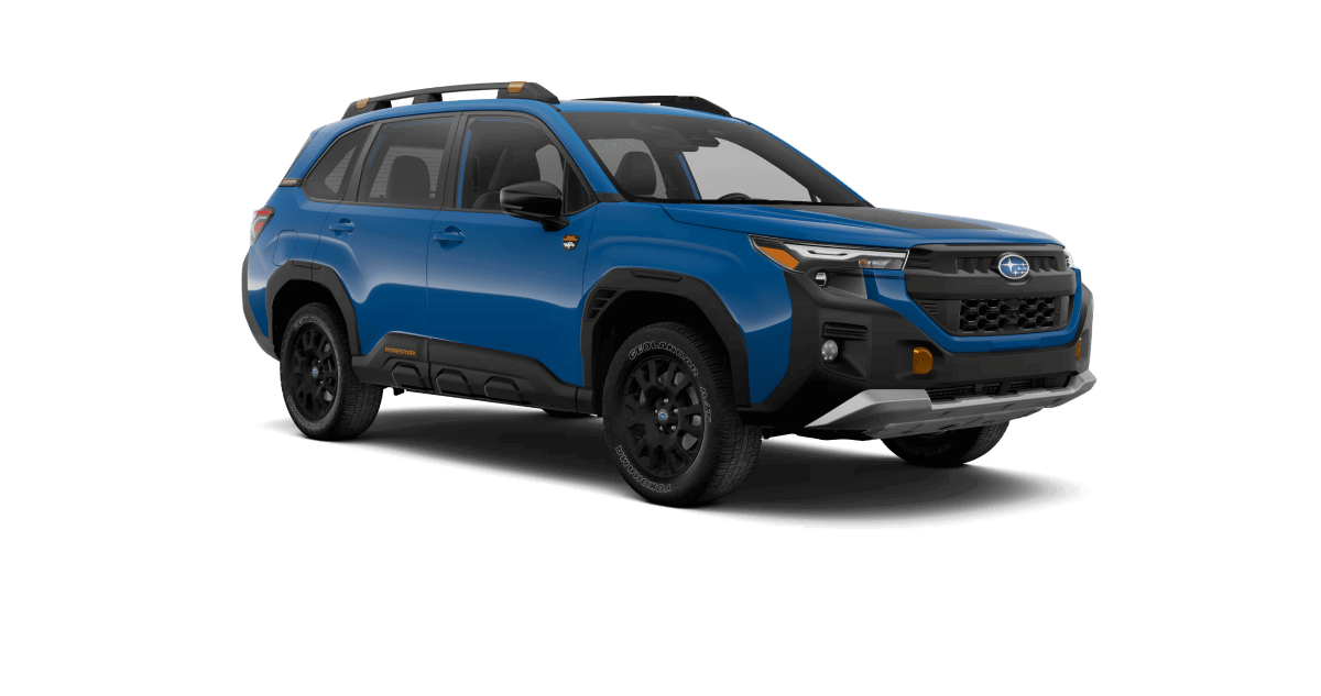 2026 Subaru Forester Wilderness Shown in Geyser Blue
