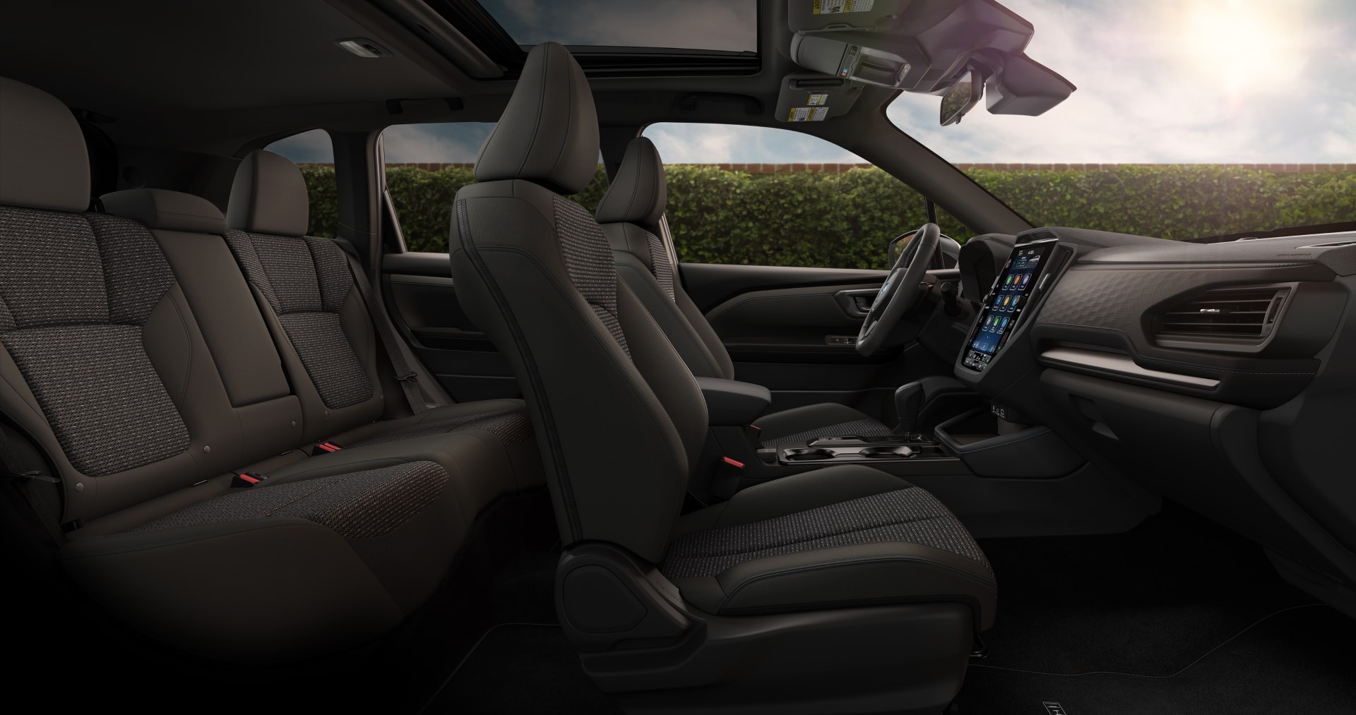 2026 Subaru Forester Premium Hybrid Shown in Premium Black Cloth