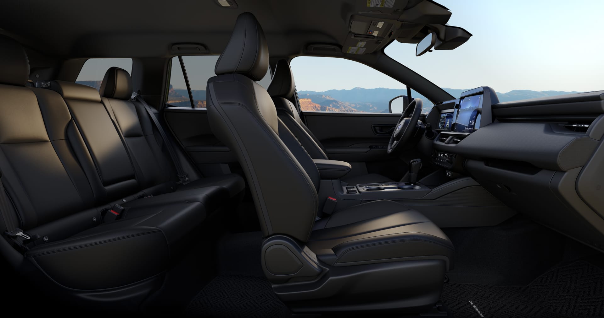 2026 Subaru Outback Premium Shown in Black StarTex® Urethane