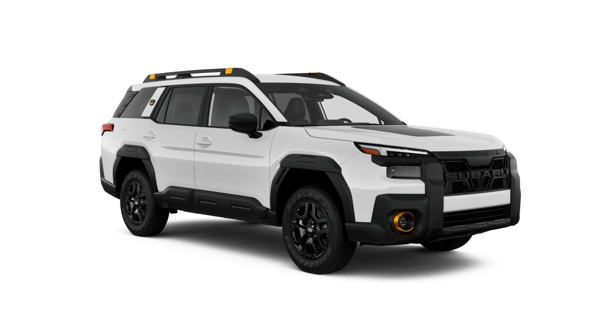 2026 Subaru Outback Wilderness Shown in Crystal White Pearl