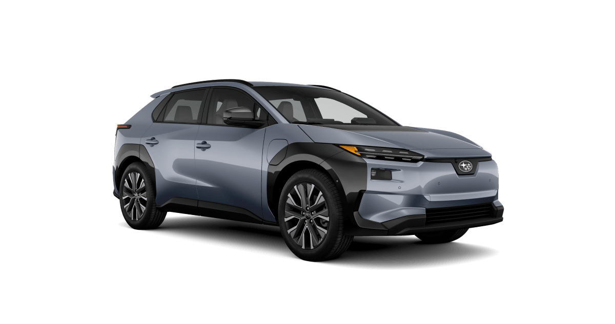 2026 Subaru Solterra Limited XT Shown in Harbor Mist Gray Pearl