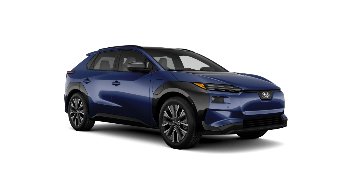2026 Subaru Solterra Touring XT Shown in Midnight Tide Mica