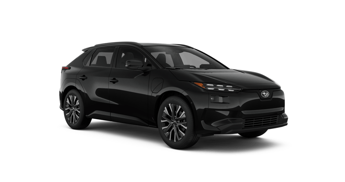 2027 Subaru Solterra Touring XT Shown in Astro Black Mica