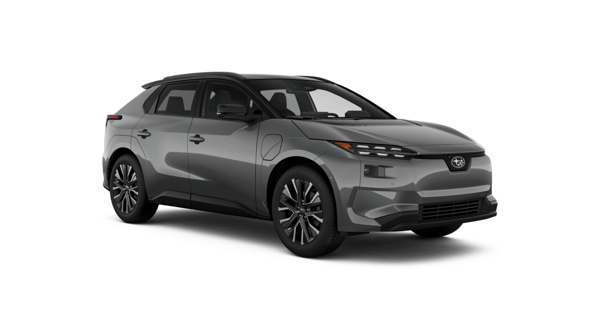 2027 Subaru Solterra Touring XT Shown in Smoked Carbon Two Tone