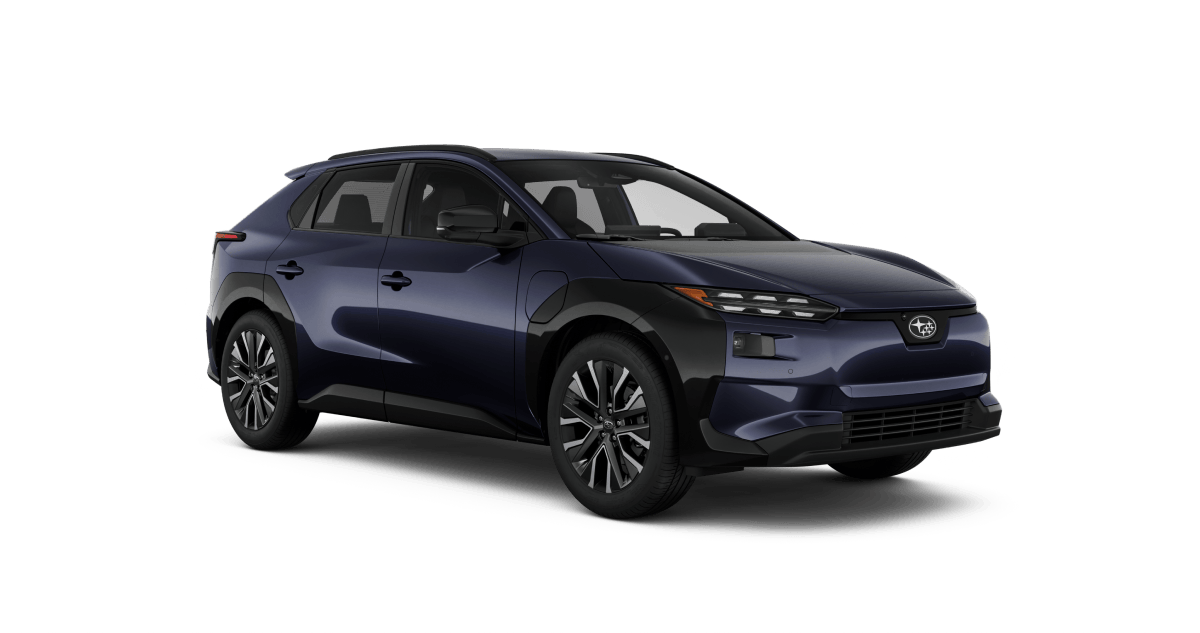 2027 Subaru Solterra Limited XT Shown in Midnight Tide Mica