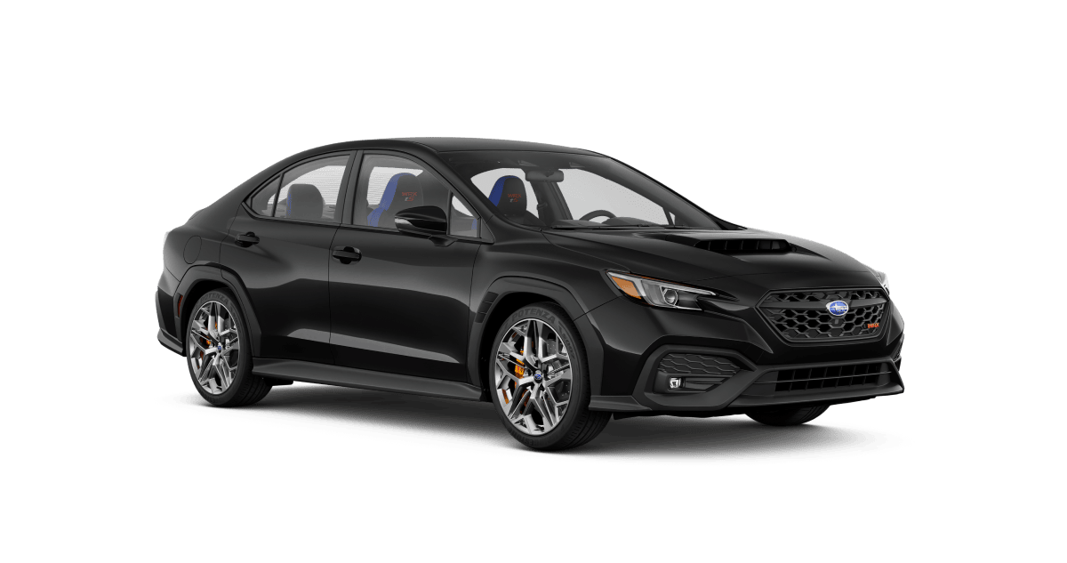 2026 Subaru WRX tS Shown in Crystal Black Silica