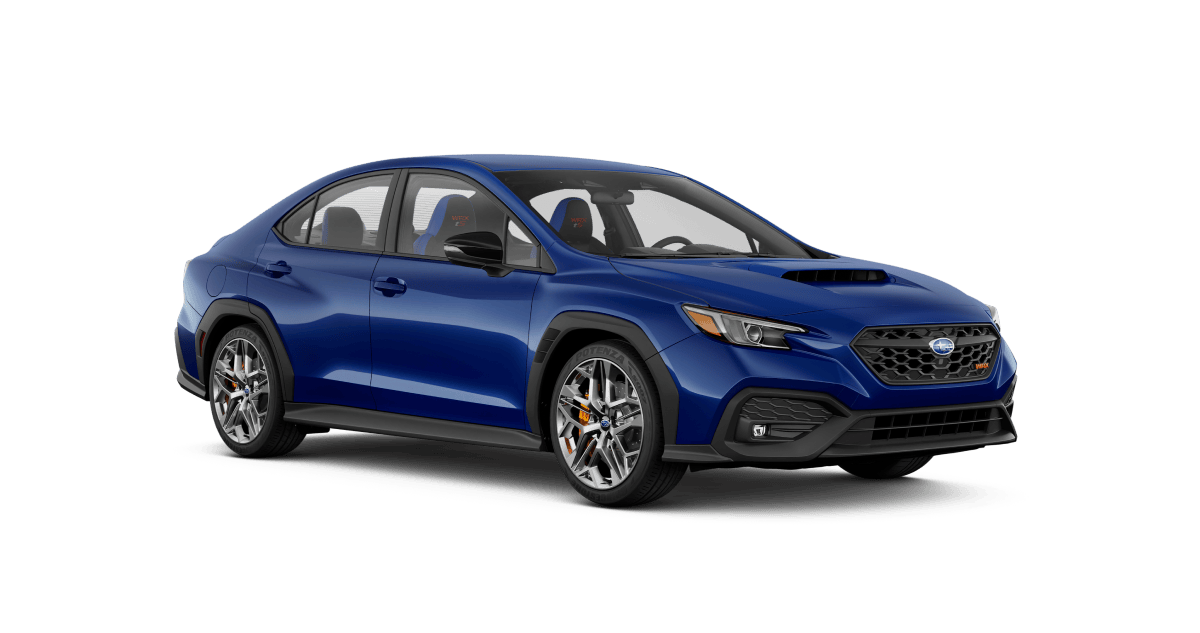 2026 Subaru WRX tS Shown in Sapphire Blue Pearl