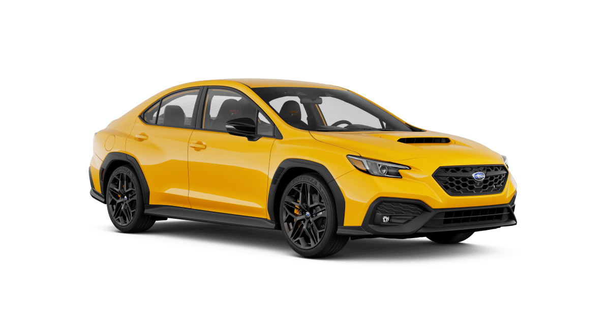 2026 Subaru WRX Series.Yellow Shown in Sunrise Yellow