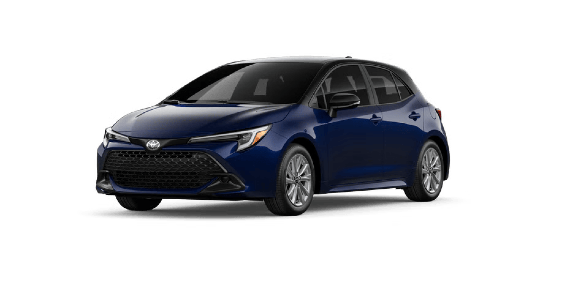 2027 Toyota Corolla Hatchback in Blueprint with Black roof
