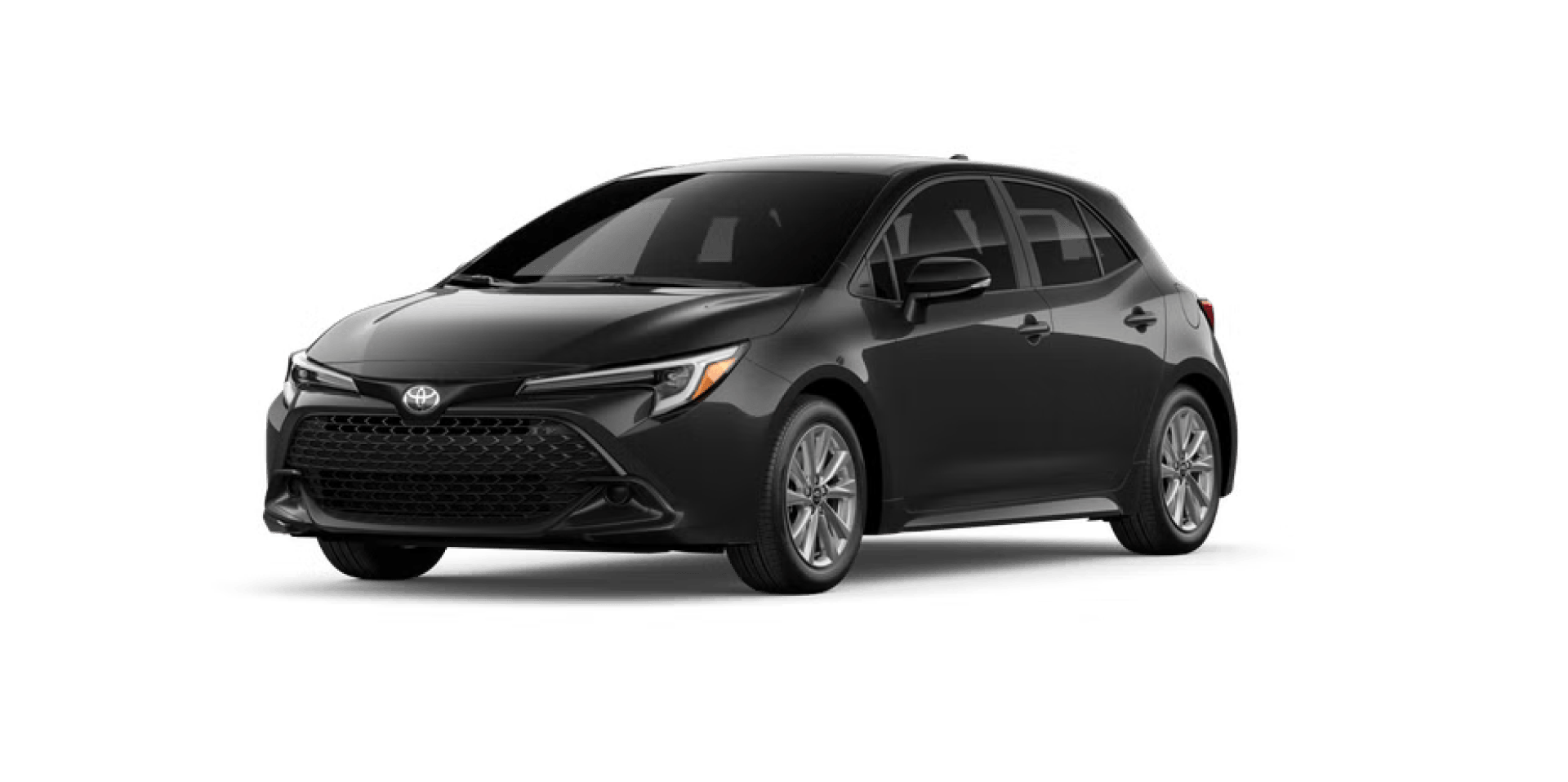 2027 Toyota Corolla Hatchback in Magnetic Gray Metallic with Black roof