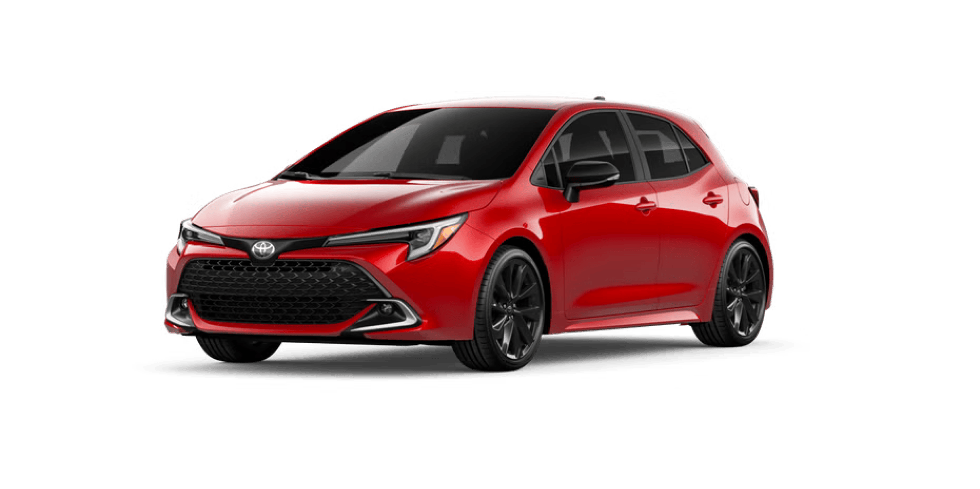 2027 Toyota Corolla Hatchback in Finish Line Red