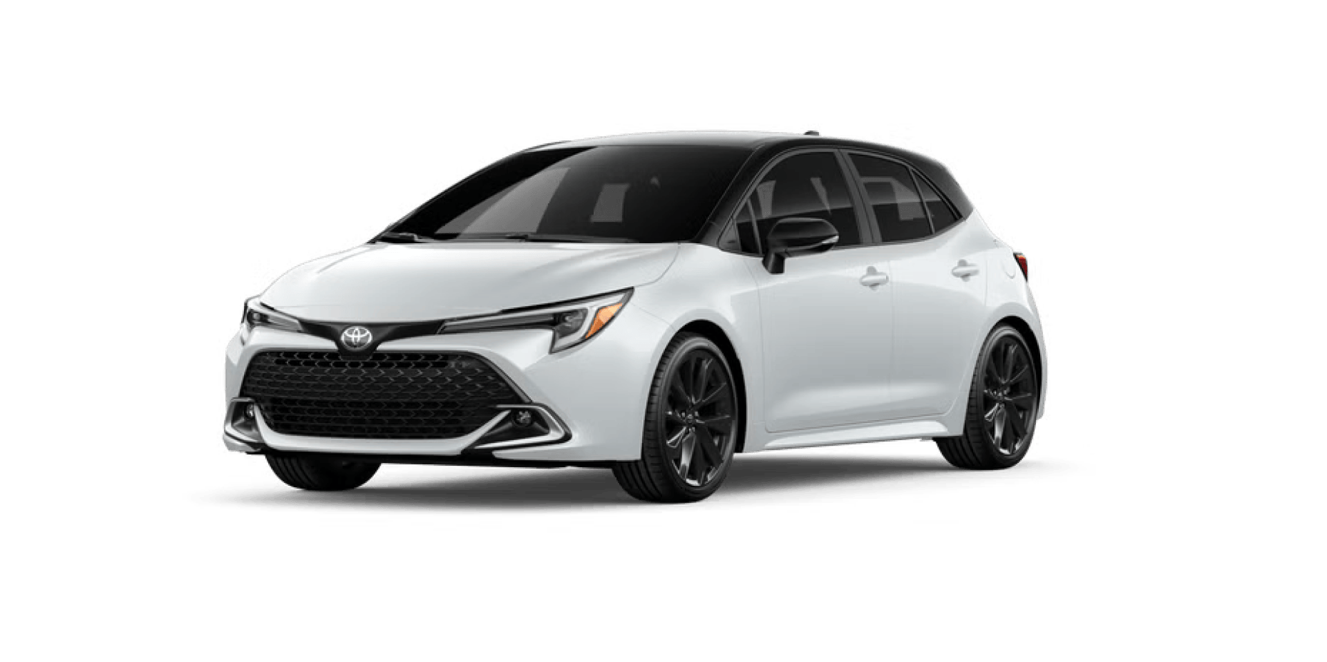 2027 Toyota Corolla Hatchback in Wind Chill Pearl with Black roof