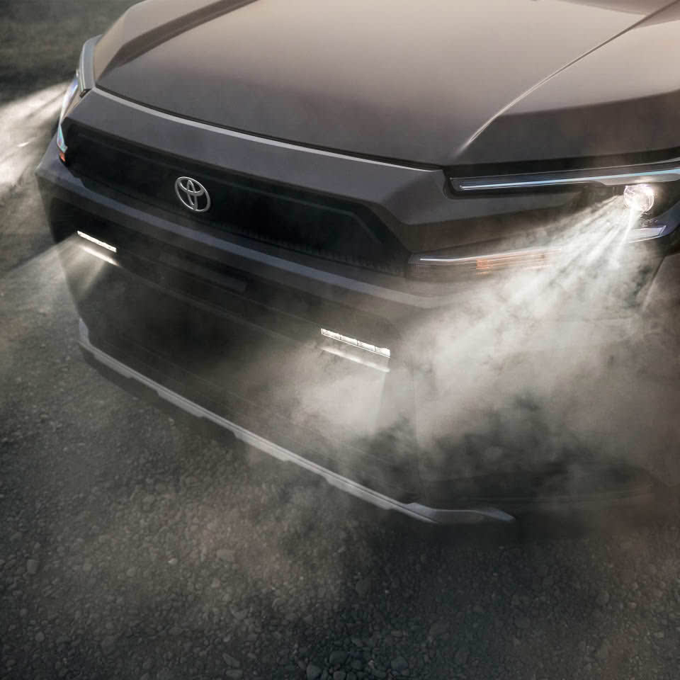 RAV4 plug-in hybrid front light view