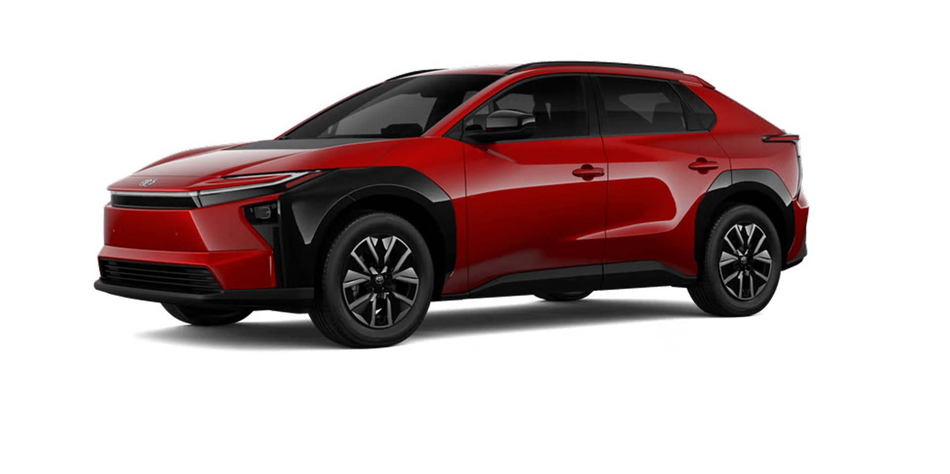 2027 Toyota bZ in Supersonic Red
