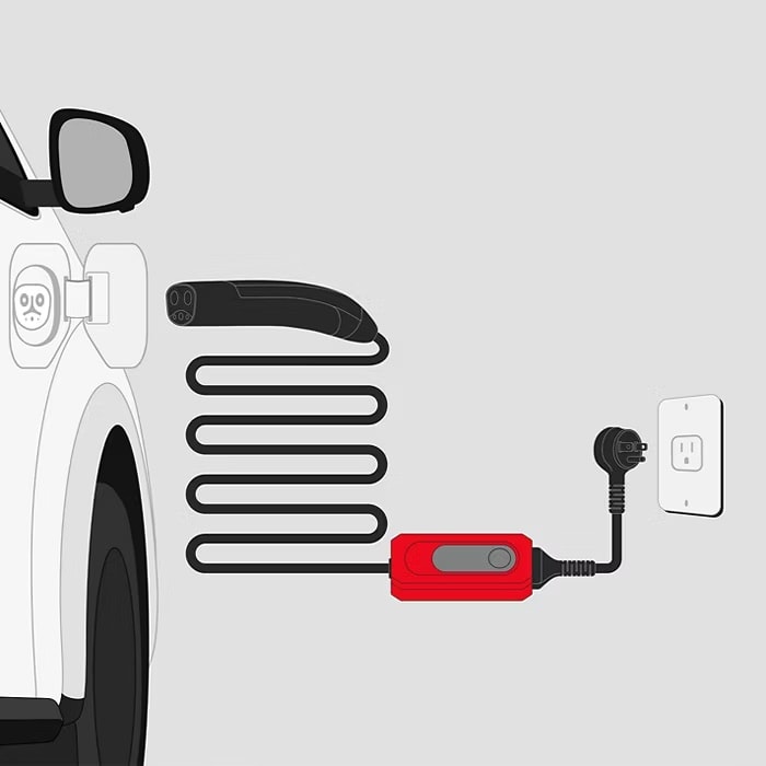 120v home charger illustration