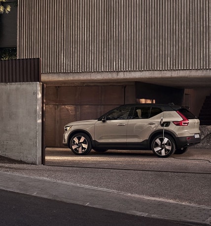 Volvo SUV charging