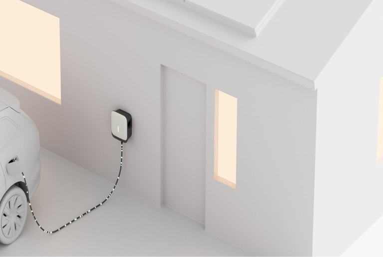 illustration of home charger