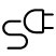 Charge cable icon