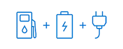 phev charging icons